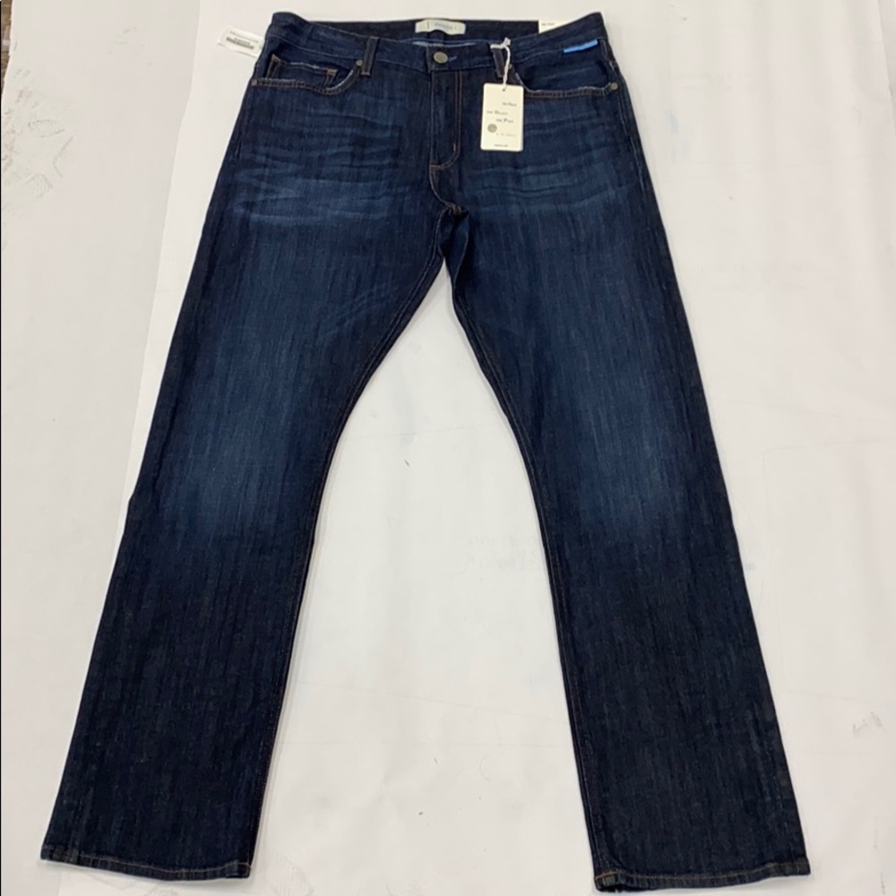 1DENIM MENS ATHLETIC STRAIGHT JEANS VERMONT W34